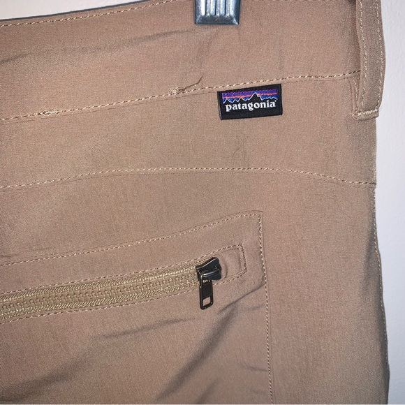 Patagonia Happy Hike Pants Tan 12 - Picture 8 of 9